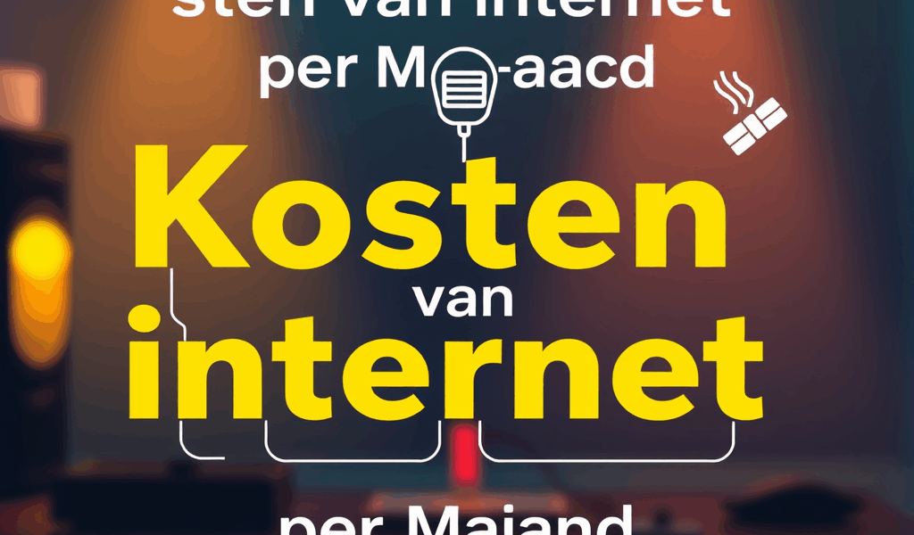 Kosten van Internet per Maand